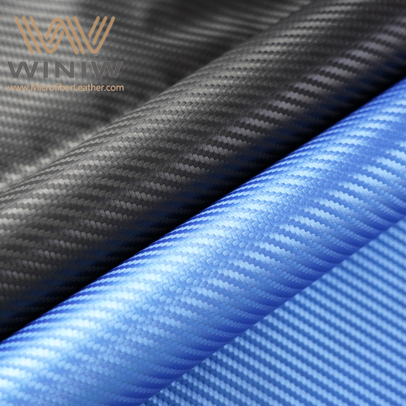 Carbon Fiber Vinyl Leather for Automotive