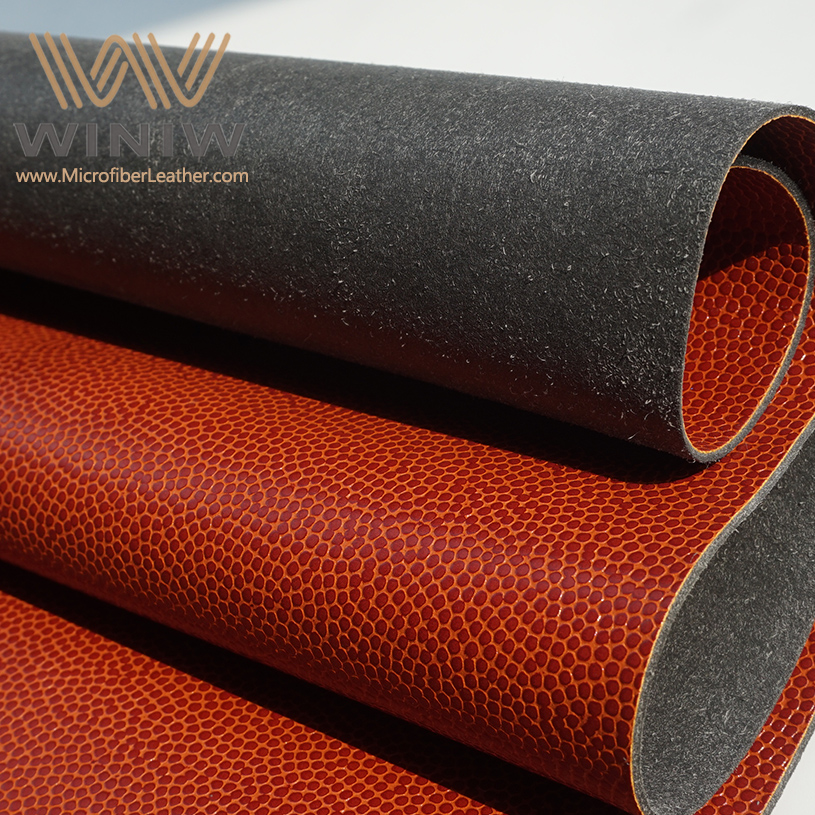 Composite Faux Microfiber Leather Basketball Leather