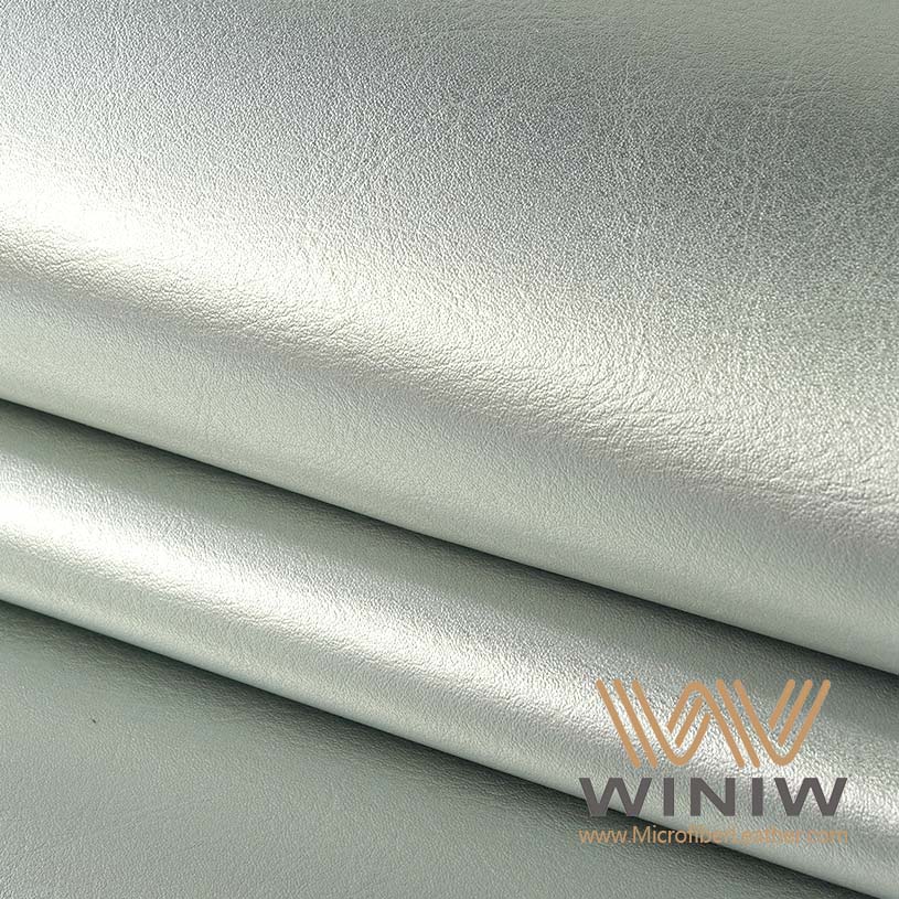 Silver mirror Style fabric for shoes