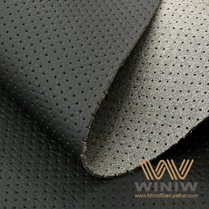 Neat and complete perforated leather