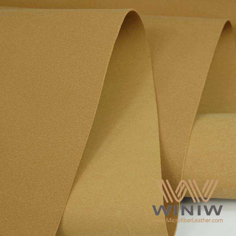 Thin And Elastic Artificial Microfiber Leather PU Fabric for Shoes