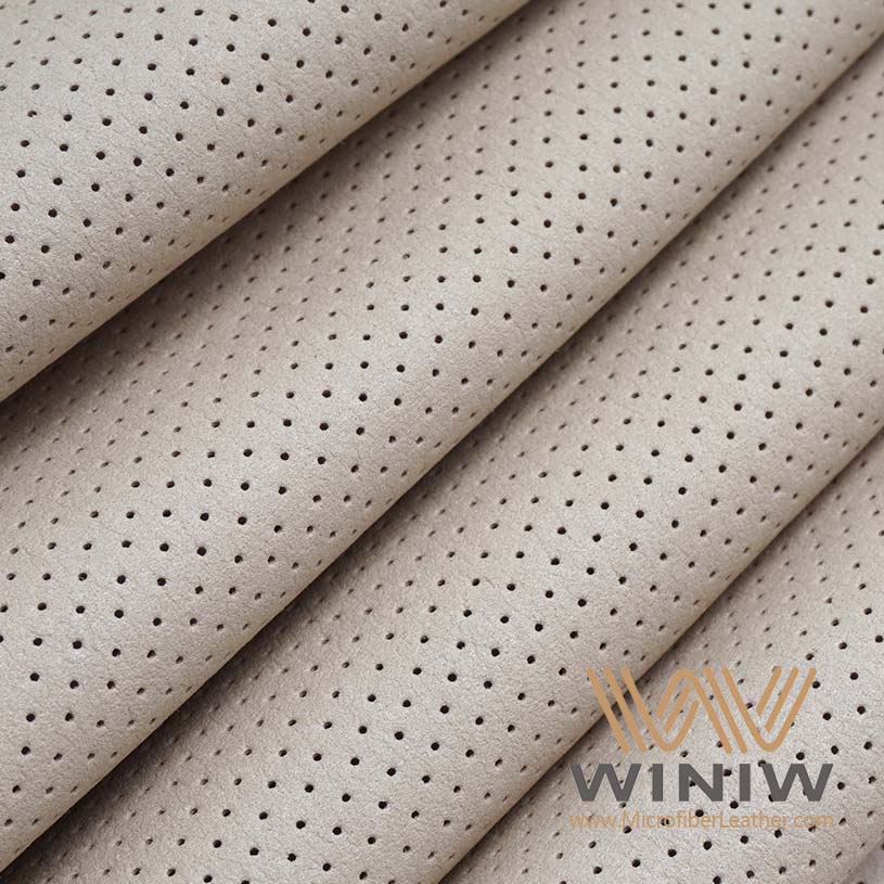 Customizable And Good Air Permeability Synthetic PVC Suede Shoes Leather Fabric