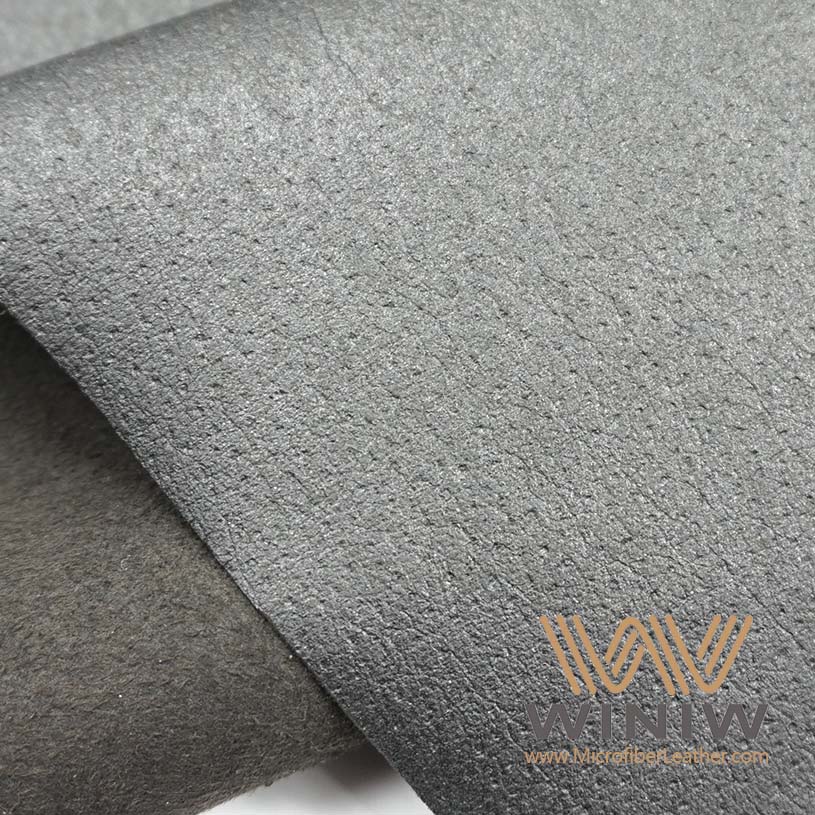 Environmental Friendly And Healthy Artificial PU Microfiber Leather Fabric For Shoes
