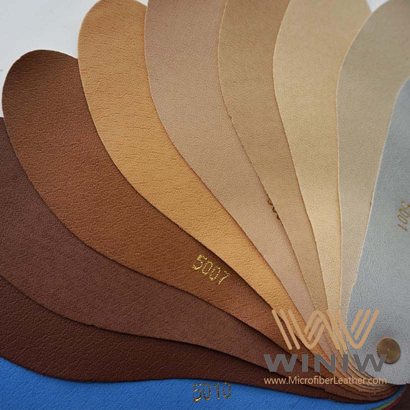 Variety Of Colors And Patterns Synthetic Pu Microfiber Leather Fabric For Shoes