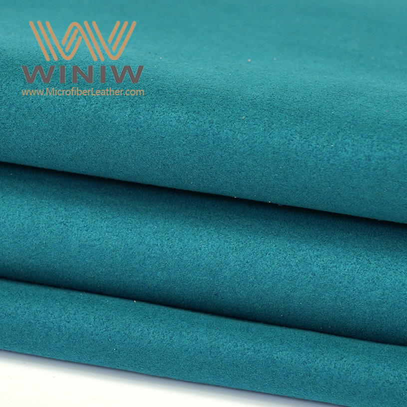 Suede Fabric Pu Artificial Leather For Show Cases