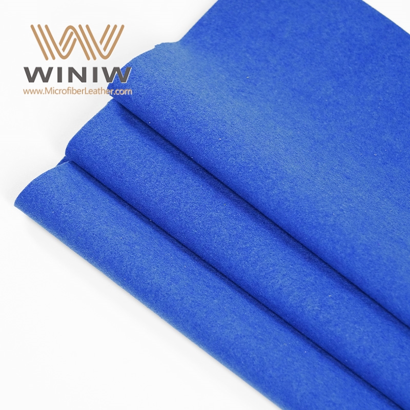 Suede Fabric Pu Artificial Leather For Show Cases