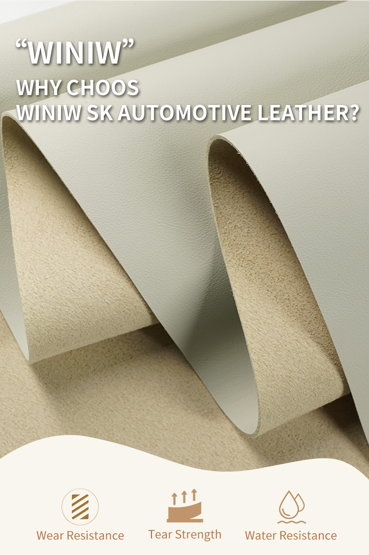 Nappa Faux Leather Auto Upholstery Fabric